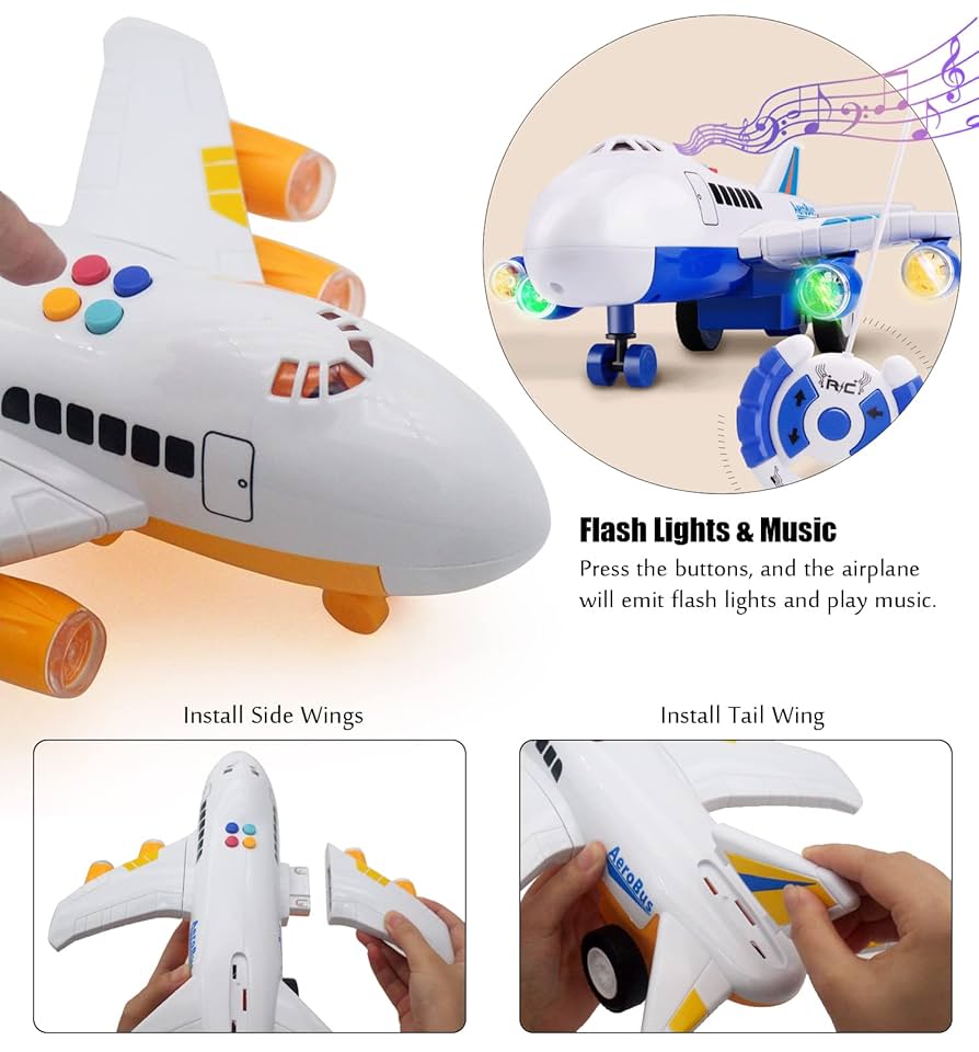 Amazon | Tipmant 4CH RC飛行機ラジオリモコンカー自動車電動